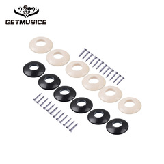 Open tuning guitar tuning machine cover, half enclosed guitar tuning nut, string tuning nut, string tuning machine washer, including screws