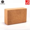 Early color cork yoga brick Density Iyengar Assistive technology solid wood environmental protection yoga beginner Practice Brick