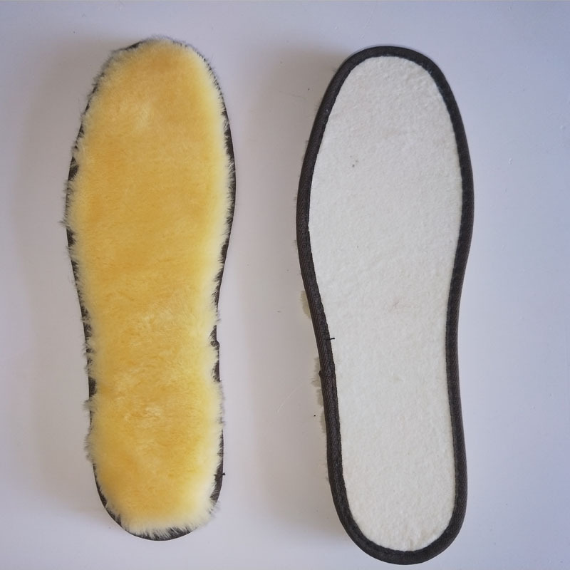 羊毛鞋墊冬季保暖鞋墊毛絨鞋墊仿羊毛人造毛鞋墊廠家布藝包邊