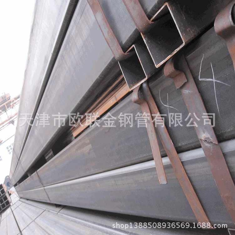 天津产地货源 电梯机械制造大口径Q195方管 现货销售钢方管批发