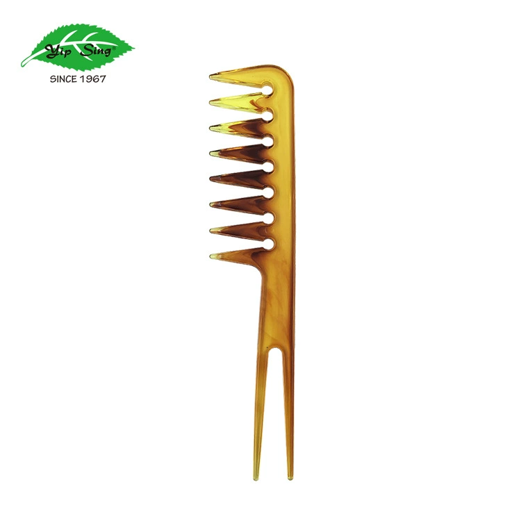 Yesheng Factory Гребень для волос два в одном Инструменты для парикмахера Расческа Диск Расческа для укладки волос Расческа с двумя вилками Пластиковая расческа