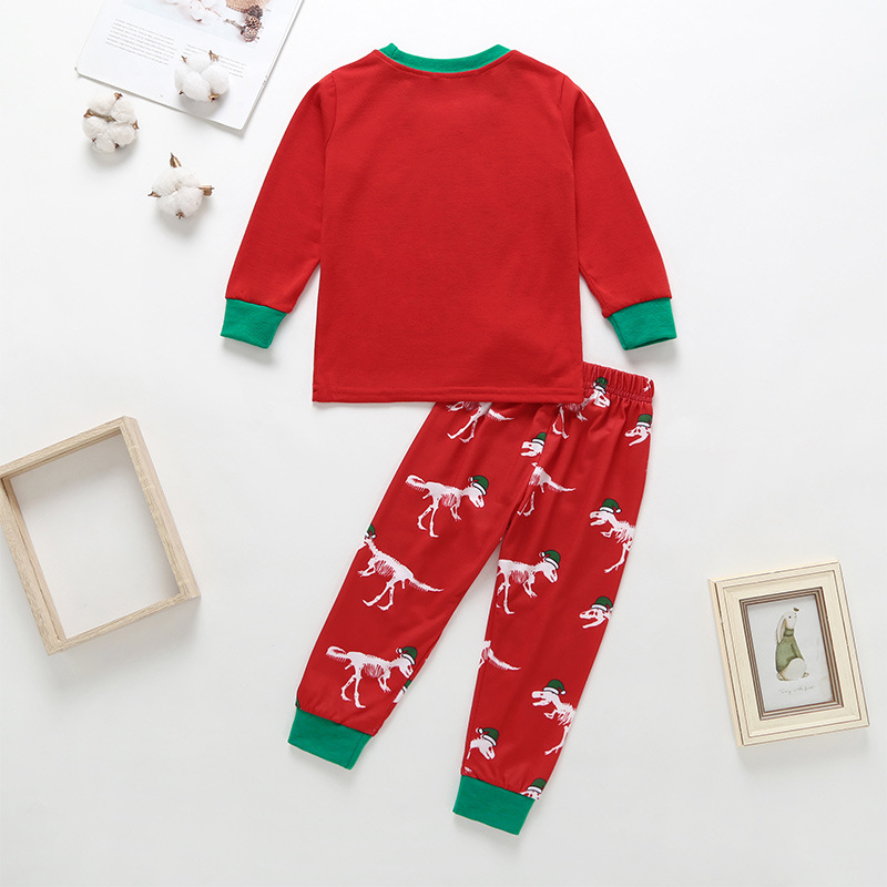 Christmas Round Neck Long Sleeve Two-piece display picture 3