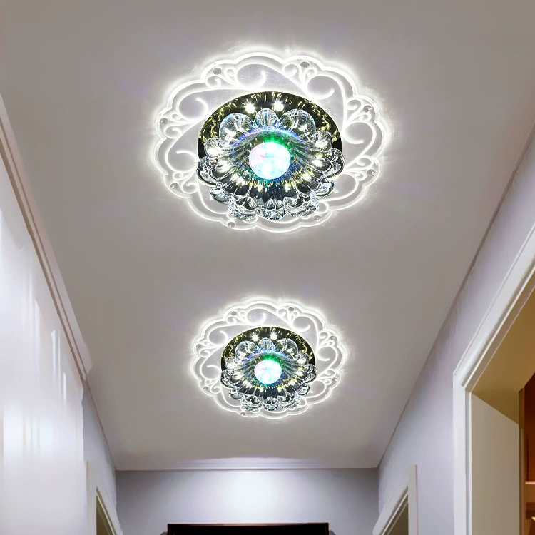 LED lights for corridor, small modern acrylic ceiling light for living room