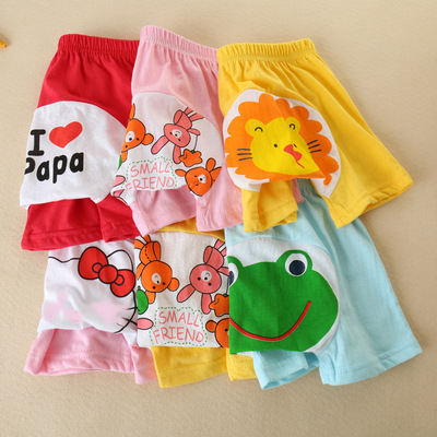 Sale children shorts Cartoon three pants lovely pp pants Ass pants Thin section Cotton Shorts