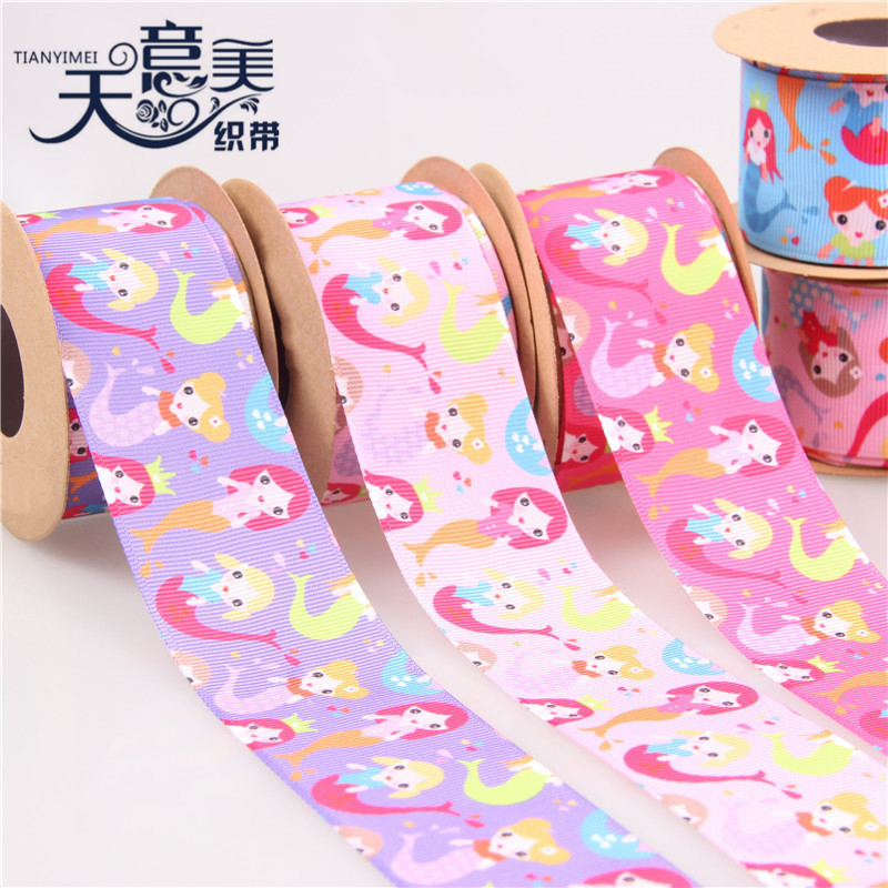 Tianyimei embalaje impresión de logotipo de estampado de oro cinta de tela ecológica tarta de serigrafía flores de regalo de cumpleaños cinta