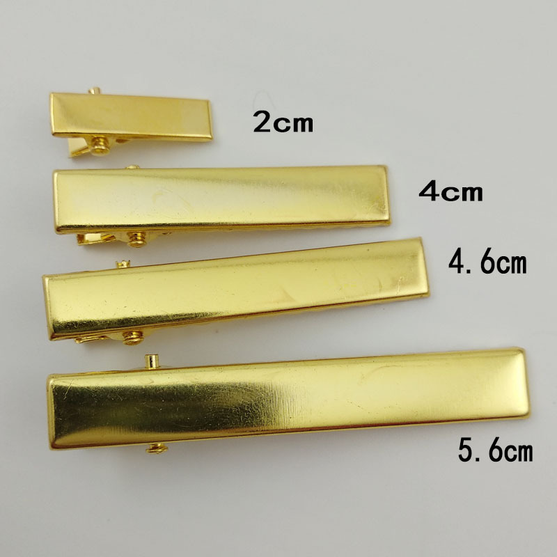 方夹鸭嘴夹金色-尺寸