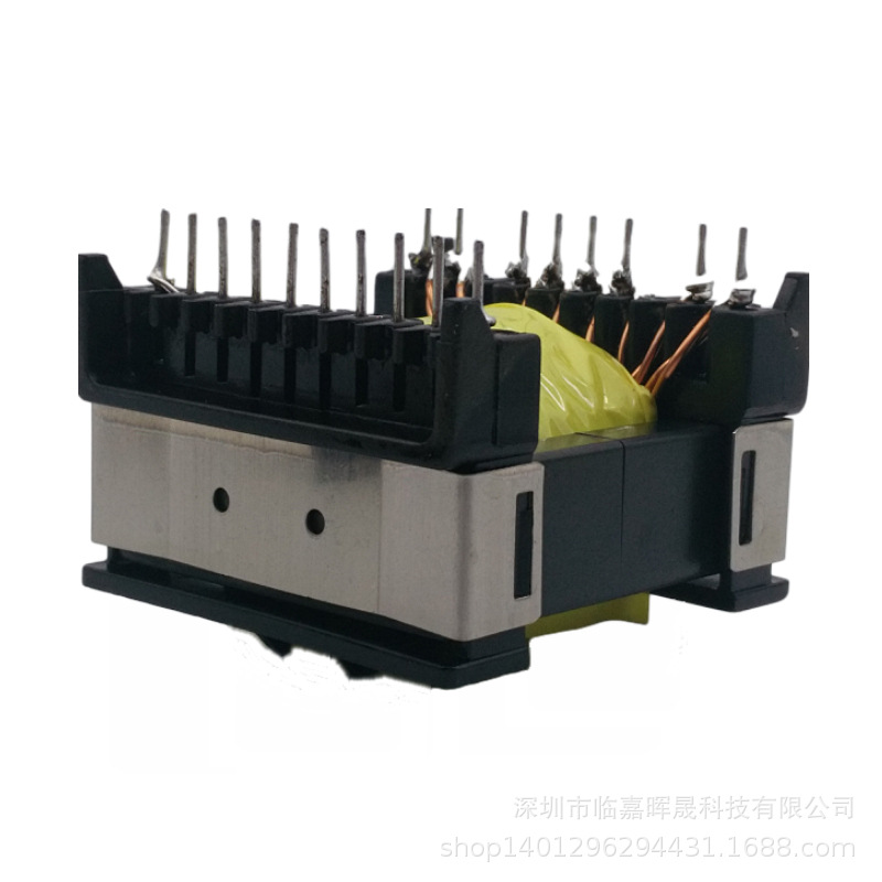 飞线ETD49卧式10+10骨架带钢夹 大功率高频变压器 深圳厂家