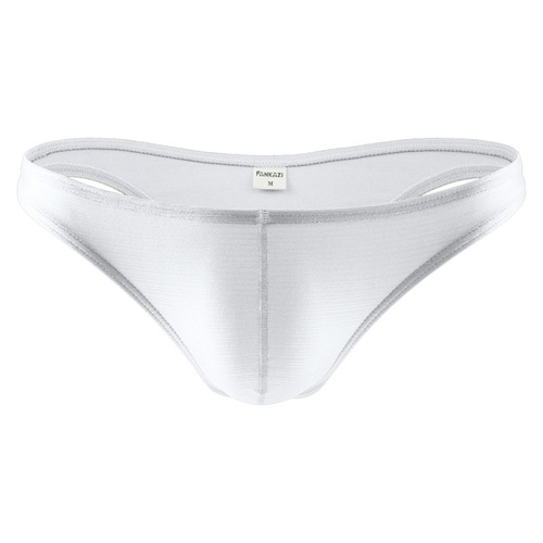 Factory direct sales, sexy men's underwear, Japanese breathable low-waist underwear, brushed briefs for men, foreign trade wholesale