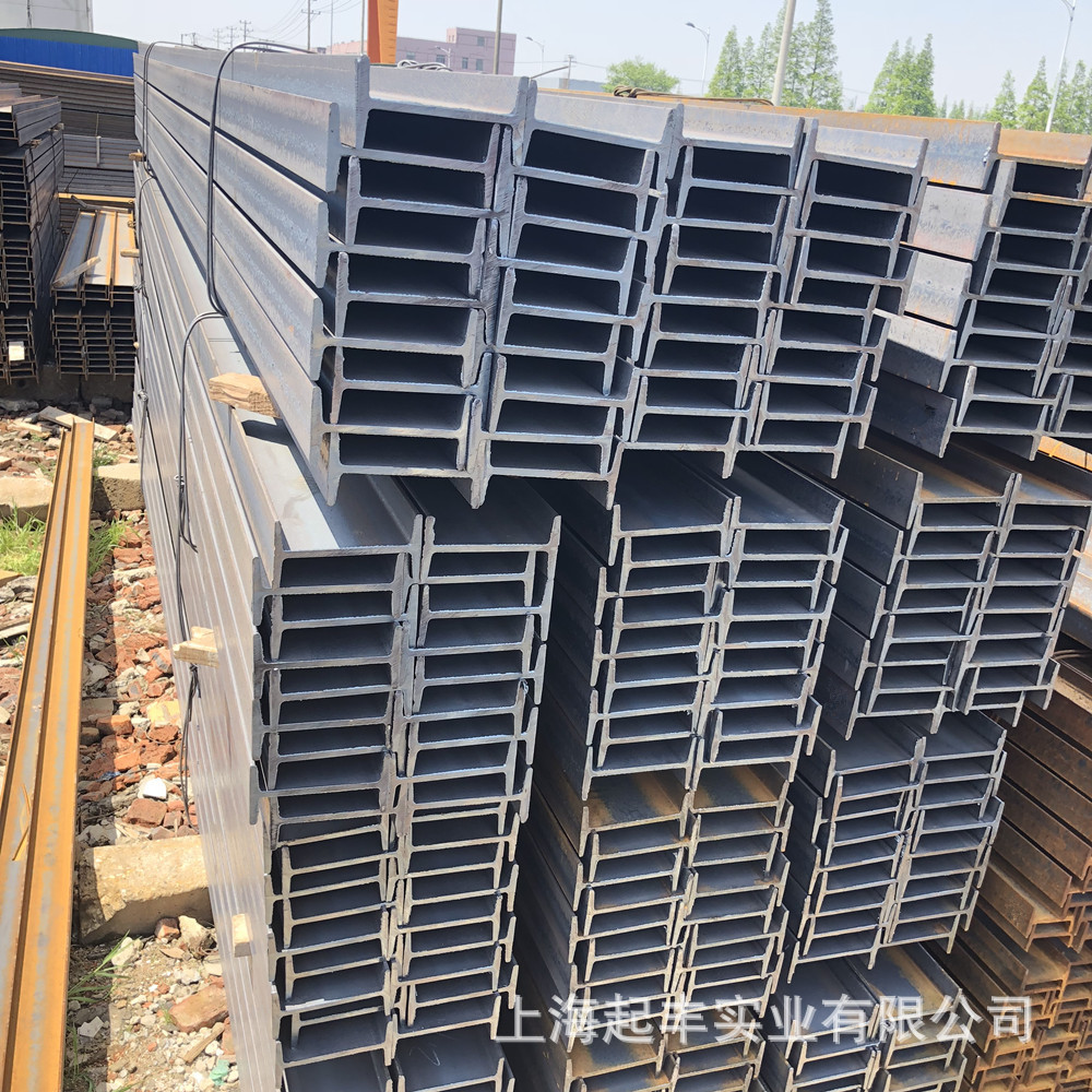 工字钢16#Q235国标 镀锌工型钢 热轧建筑钢梁 镀锌H型钢切割冲孔