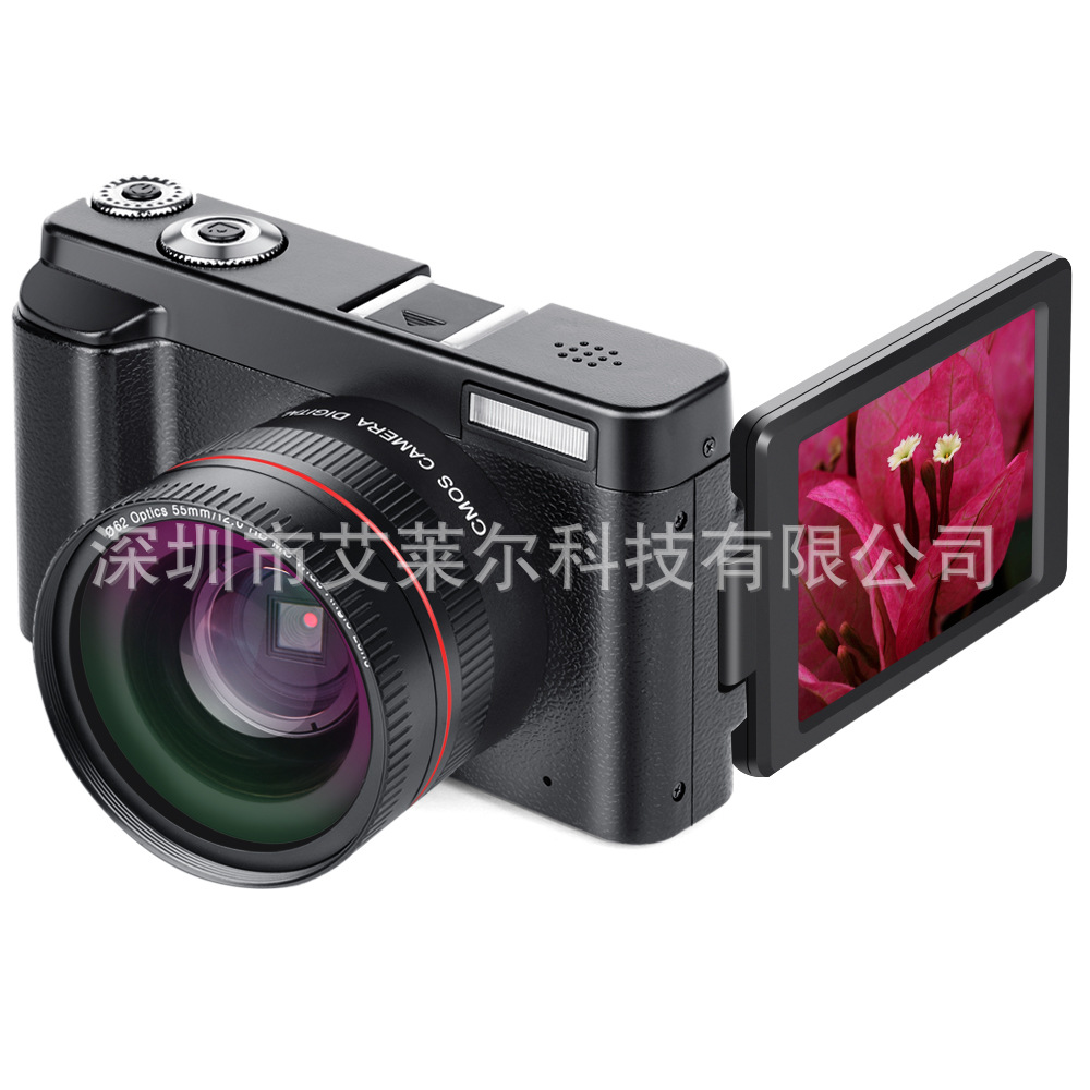 数码高清相机家用数码摄像机翻屏照相机特价礼品WIFI相机DV|ru