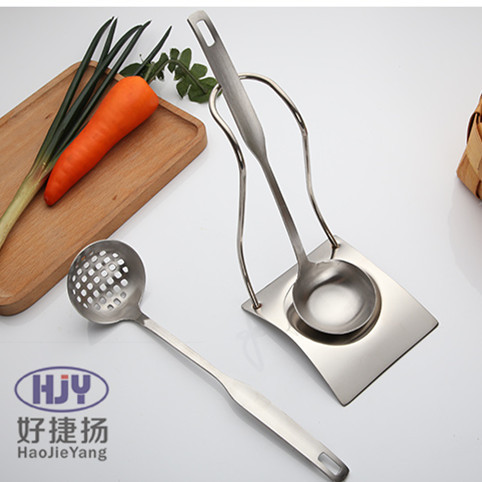 Gold commercial non-magnetic stainless steel restaurant hot pot soup colander rack soup shell drain public spoon chopsticks kitchen utensil storage rack