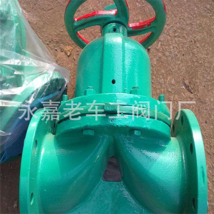 G41J-6 隔膜阀 手动衬胶隔膜阀 耐腐蚀耐酸碱 法兰隔膜阀 DN50