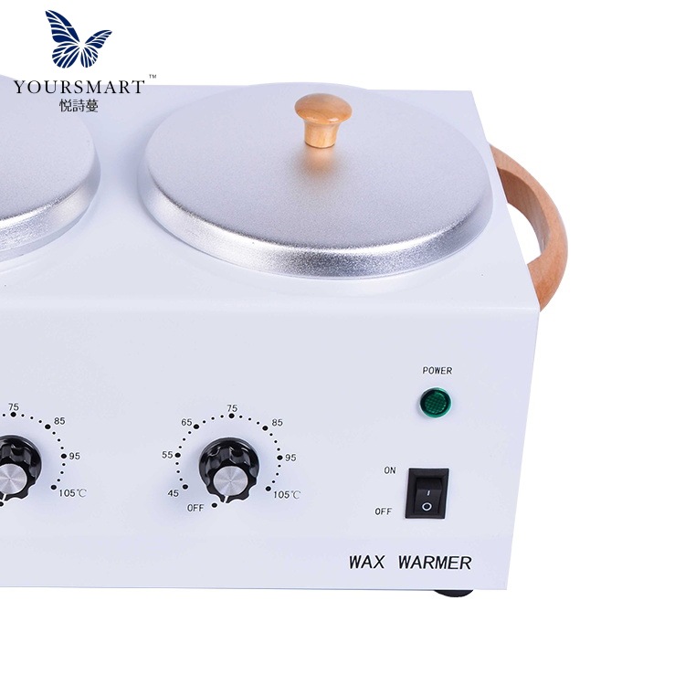 新款男女蜡豆罐蜡脱毛蜡疗机 双锅热融蜡机Depilatory Heater