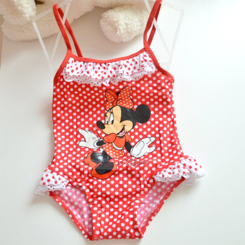 ZK71100203 red polka dot cartoon one piece