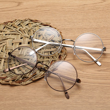 復古眼鏡框男款潮韓版圓形學生近視眼鏡架女全框金屬平光鏡裝飾鏡