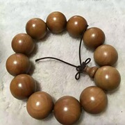 精品正宗印度老山檀香12* 18 *20mm手串红肉不沉水佛珠配饰批发