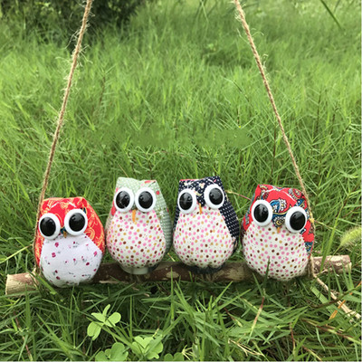 Yimeng cloth rhyme] Dragon Boat Festival Gift Fabric art Arts and Crafts Owl manual diy gift Sachet Sachet