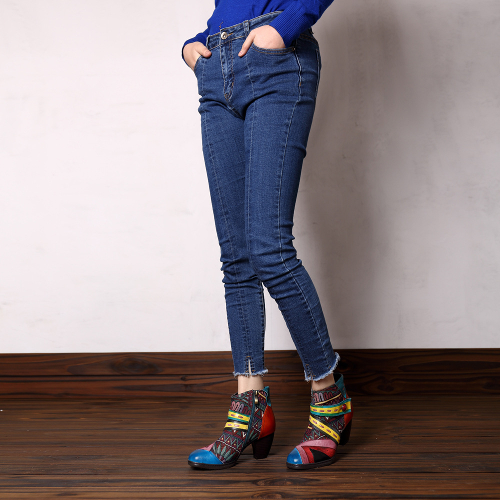 Bottes femme en En cuir - Ref 3354816 Image 11