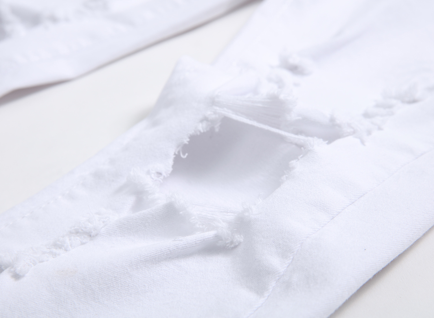 Men's Clothing ripped jeans men's Korean version high street personalized design _ipsvogv.com