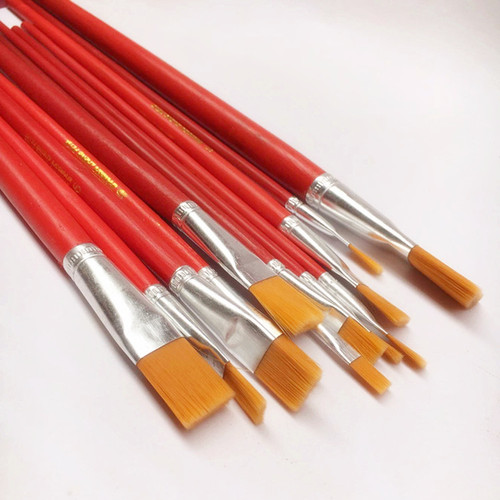 Nylon oil paint brush, gouache watercolor pen, acrylic paint brush, nylon row pen, hand-painted brush pen, red rod painting pen