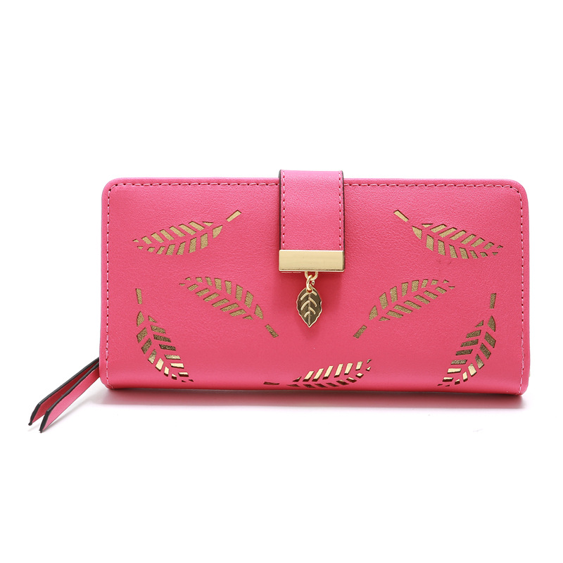 Cartera Coreana Con Estampado De Hojas Huecas display picture 18