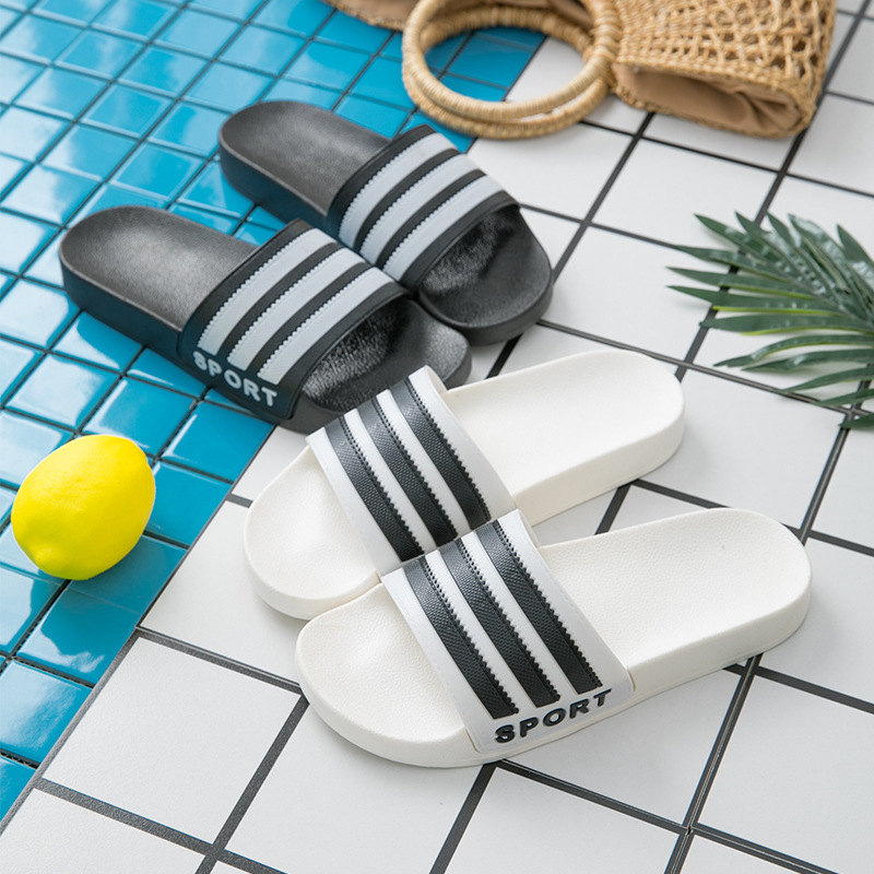 2020新款情侣厚底居家拖鞋室内防滑软底浴室洗澡凉拖鞋室外拖批发