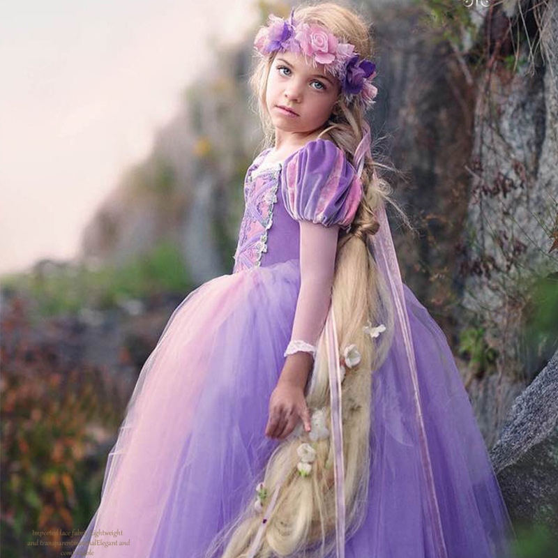 Children's Day Fashion Colorful Cotton Blend Polyester Girls Dresses display picture 2