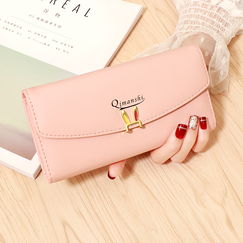 wholesale 2021 new pattern Korean Edition lovely Simplicity Like a breath of fresh air student High-capacity personality Wallet have more cash than can be accounted for wallet