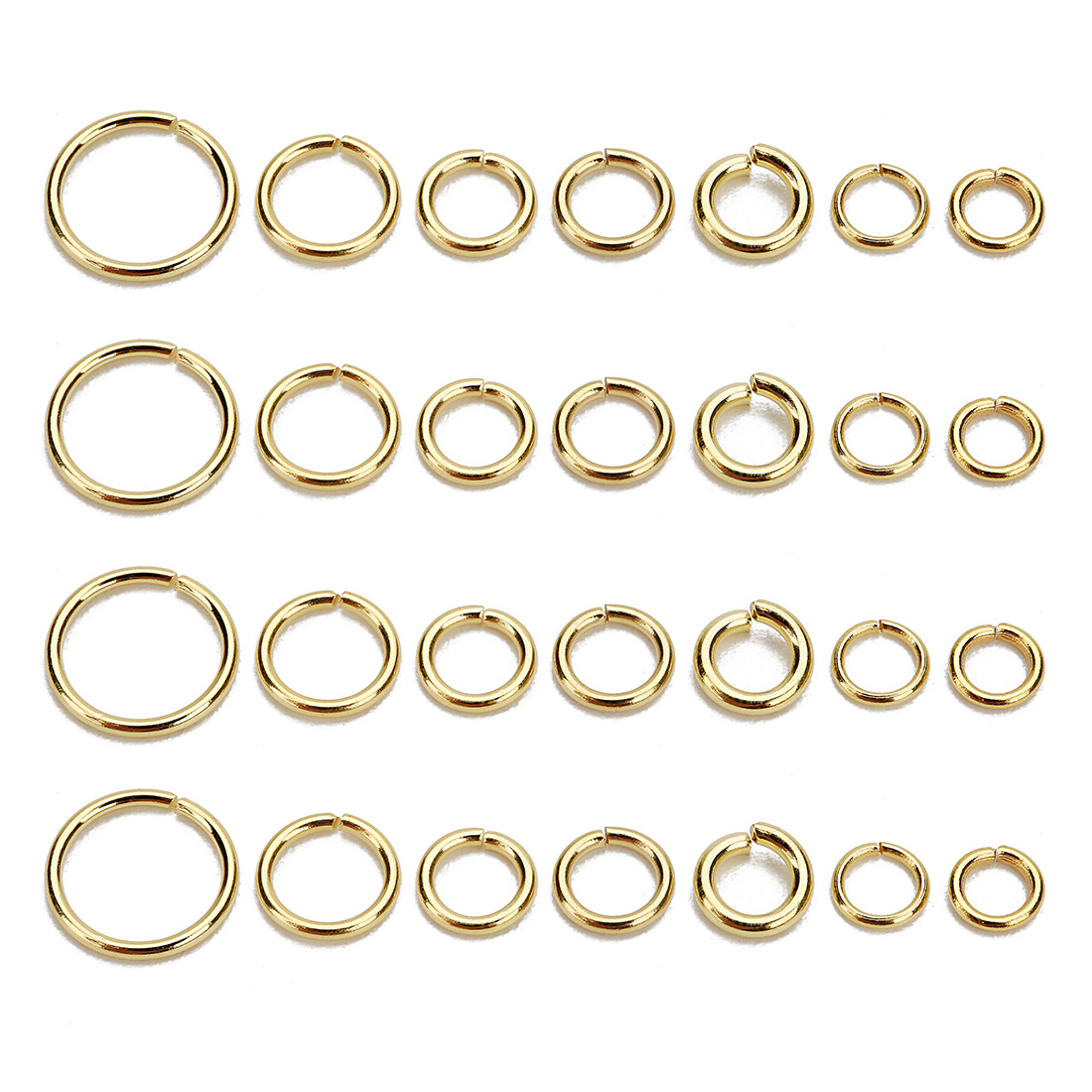 Stainless Steel Closed Diy Handmade Jewelry Accessories Connection Ring display picture 1