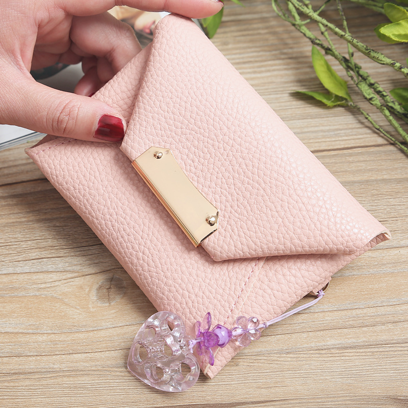 Nihaojewelry Wholesale Accessories New Korean Lychee Pattern Mini Wallet display picture 1