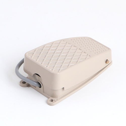 Aluminum shell foot switch FS-2/TFS-2 foot switch silver dot core with cable 10 cm can be extended