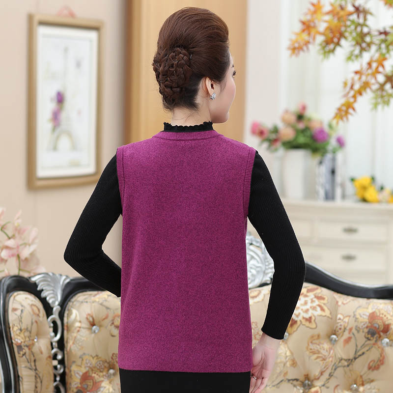 Gilet femme MOUTON ROUGE en Tricot - Ref 3317906 Image 5