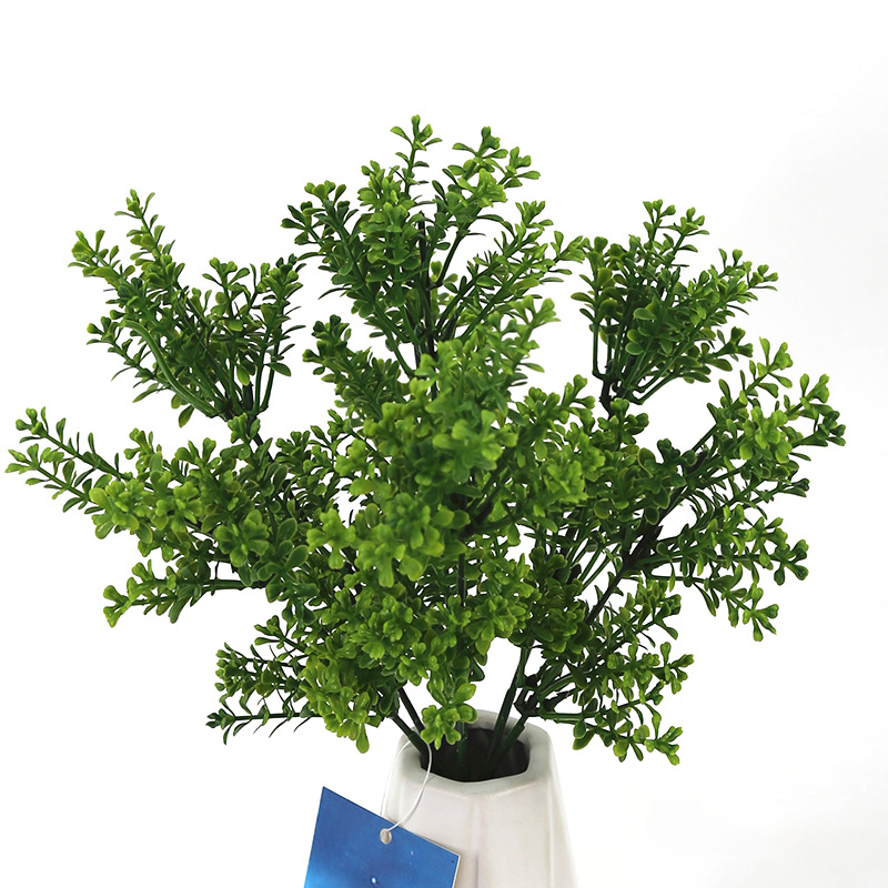 7-Head 49-Mesh Milan Grass Plastic Flowers Artificial Plant 4