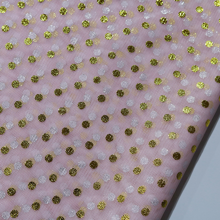 Nueva tela estampada hexagonal tela de malla de tela al por mayor