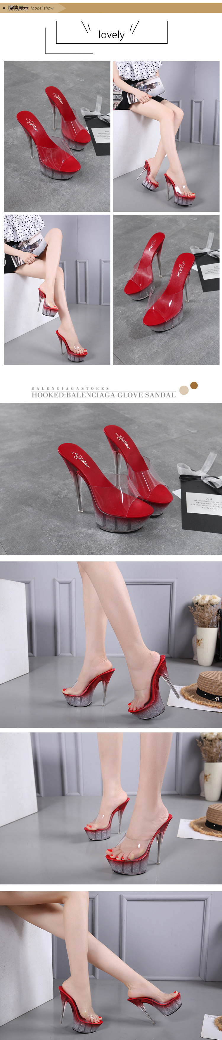 Chaussures été pour femme en Caoutchouc - Ref 3346781 Image 8