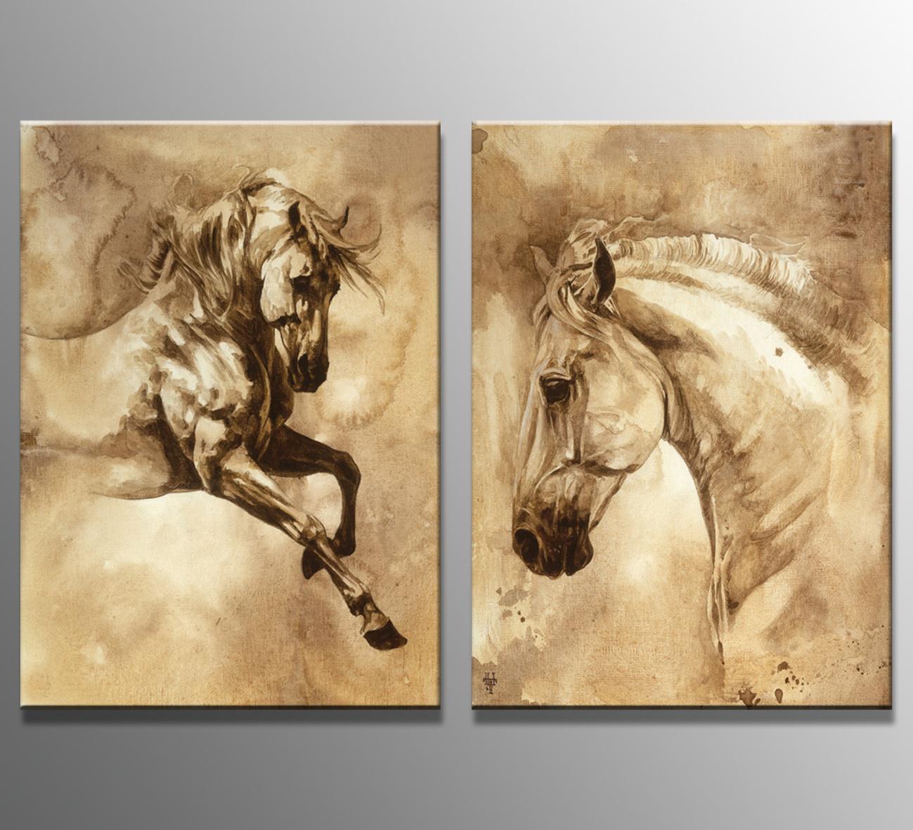 喆敏高清艺术墙装饰画油画墙画二联抽象马速卖通跨境货源