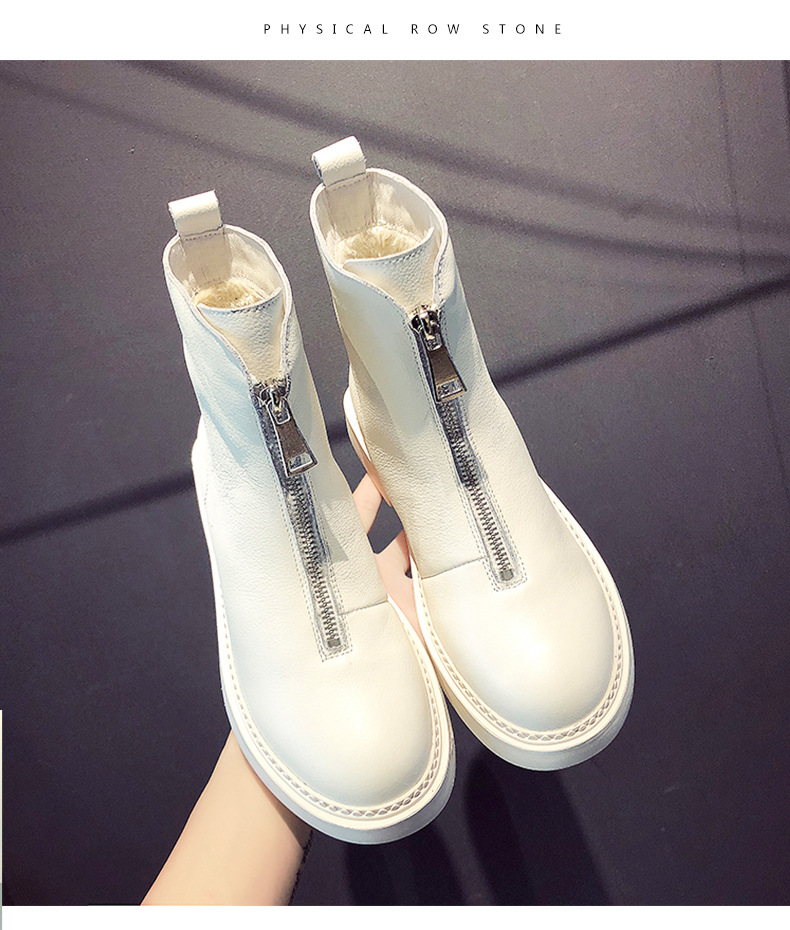 Bottes femme DAFEIOU     en En cuir - Ref 3354753 Image 30