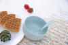 New product wheat straw Children rice rice bowl can decompose warm soup and spoon set tableware with small handle boxes