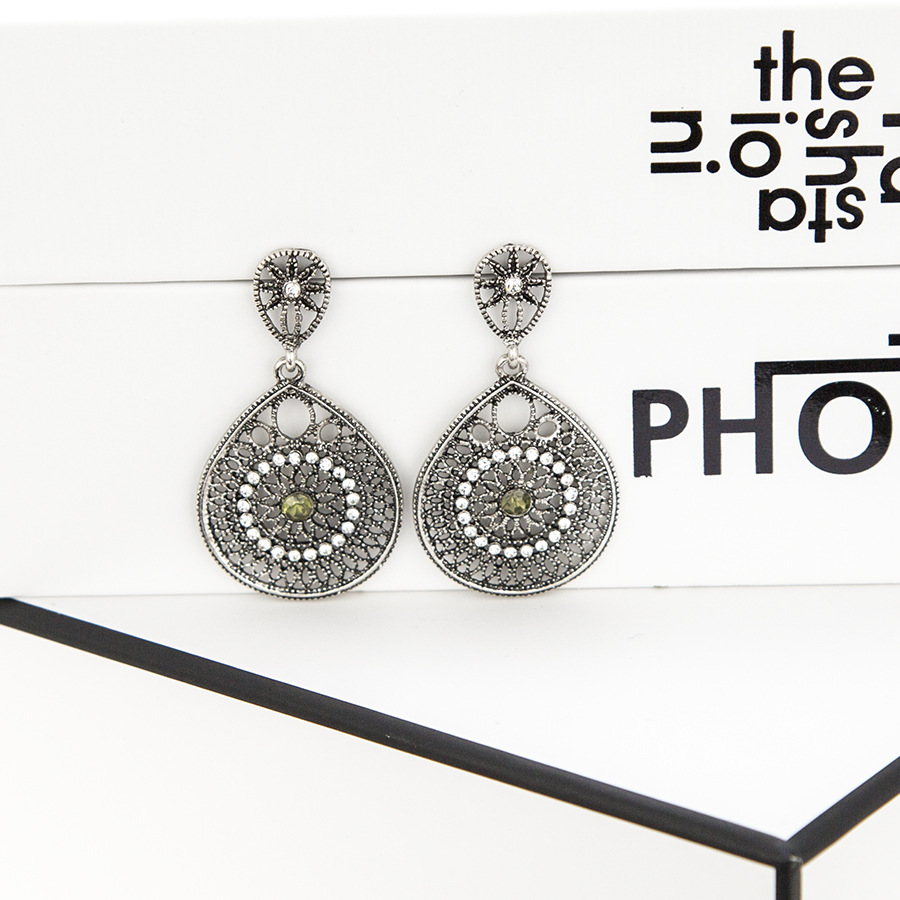 Alloy Vintage Geometric earring(Photo Color) NHBQ1485-Photo-Color