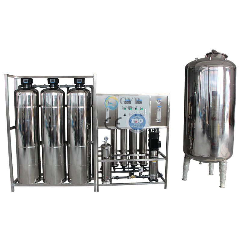 2吨RO反渗透纯水设备 小型反渗透净水设备 工业全自动纯净水设备