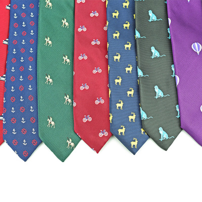 man animal necktie 6cm leisure time Korean Edition Cartoon Jacquard weave Shengzhou necktie Manufactor necktie customized