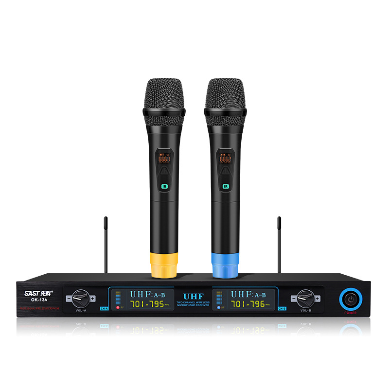 SAST/ SAST OK-13 Wireless Microphones One Trailer Two Cara ok major Microphone computer ktv Household Mike