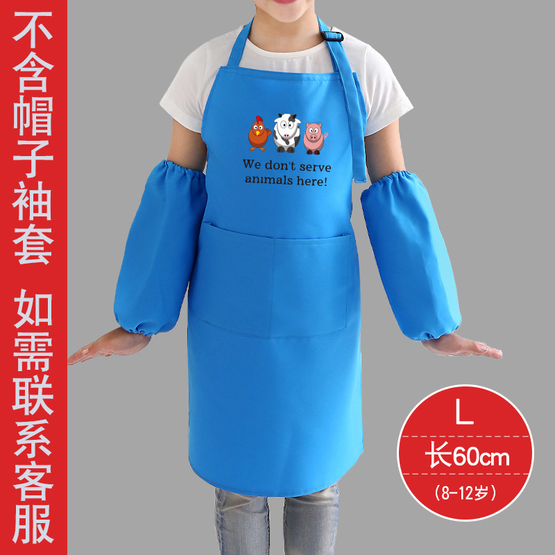 Ropa de actividad de vacaciones para niños bebé comiendo delantal antiincrustante pintura de arte sin mangas ajustable