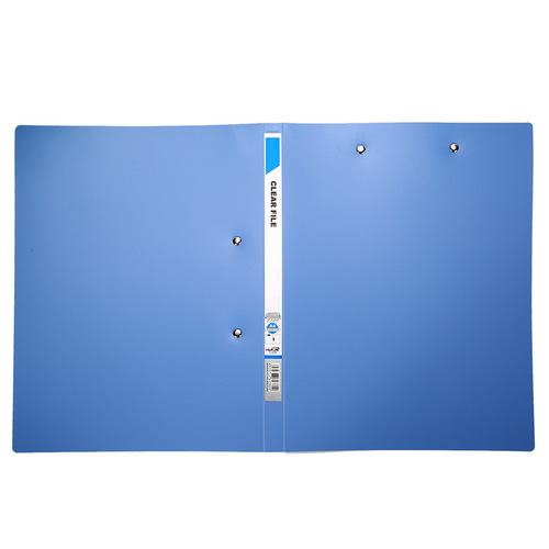 Huajie factory wholesale A4 folders single and double clamps spring clip holders document folders file holders office supplies
