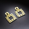 Earrings, retro sexy crystal, European style, internet celebrity