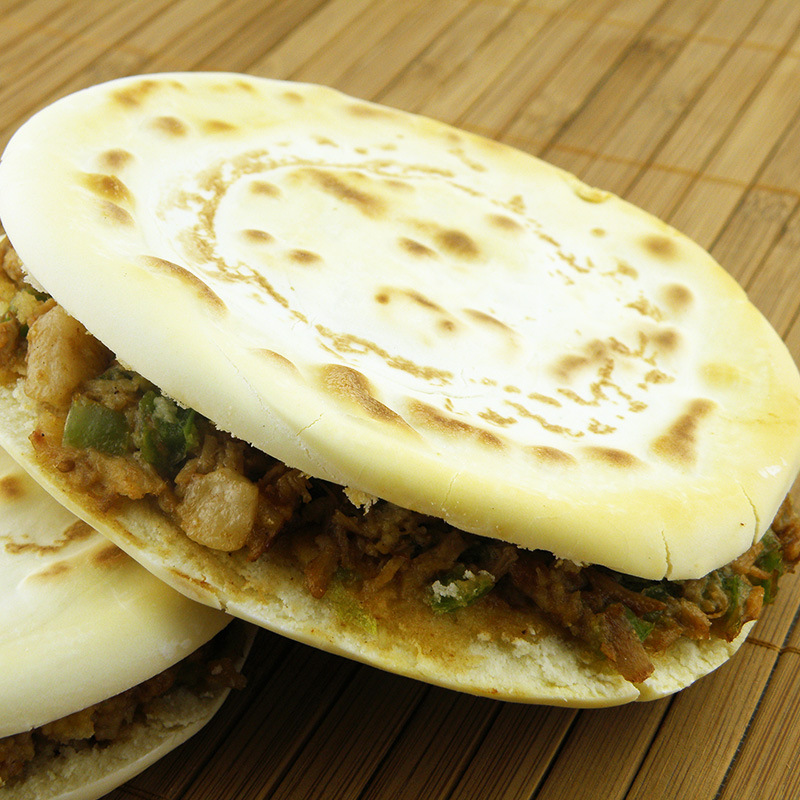 三益真腊汁肉夹馍 粥铺面馆外卖面饼 独立包装电烤箱加热即食早餐|ru