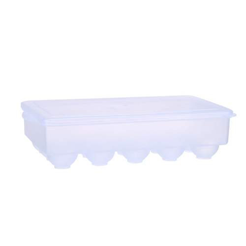 Kitchen 15-grid refrigerator egg carton plastic preservation box portable with lid storage box household egg tray