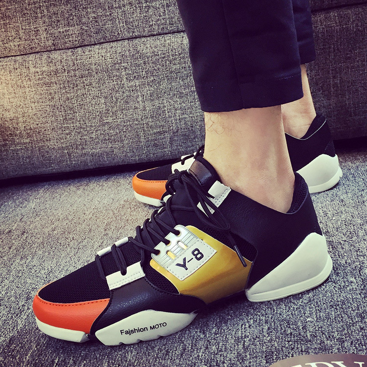 Foreign trade Explosive money series Men's Shoes Korean Edition Trend motion Casual shoes Metrosexual Mesh cloth ventilation student Running shoes