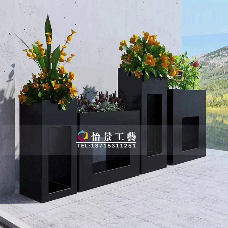 矩形花盆4