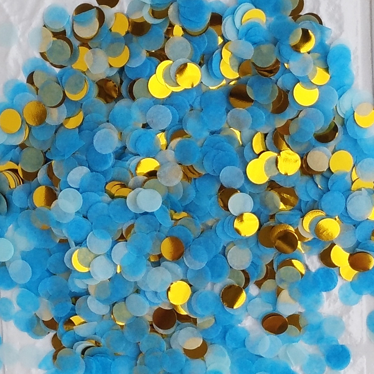 1cm 라이트 블루 + 블루 + 골드 10 그램